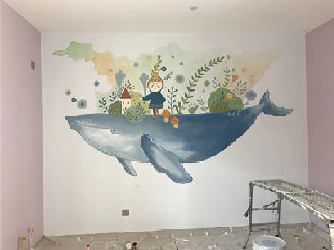 青阳手绘墙的特点及优势。